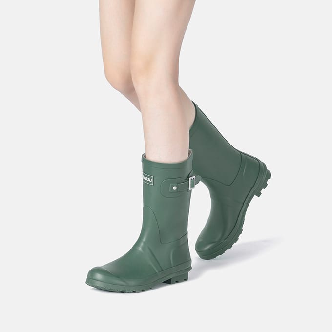 Dames kniehoge regenlaarzen
