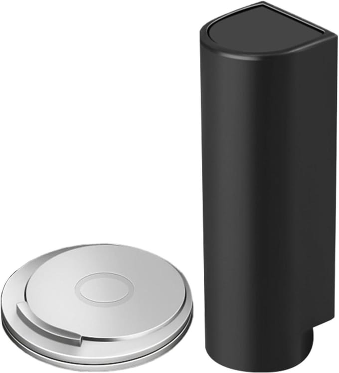 Deurstopper - Magnetische stop - Schade voorkomen - Zonder boren - 8.2 x 6 x 6 cm - Zwart