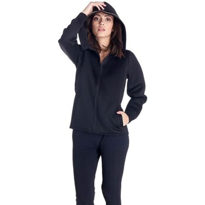 Capuchon sweaters Leone 1947 Woman Neoprene Shine On
