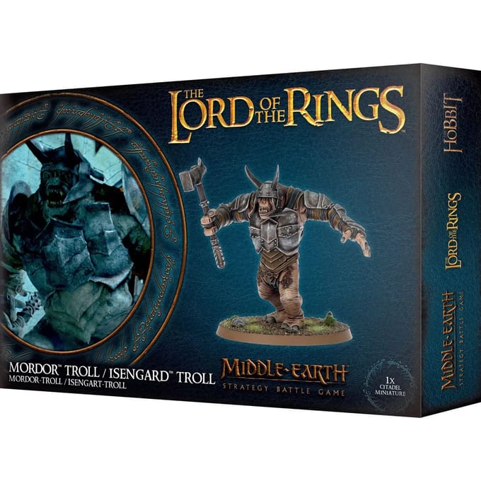 Trol figuur van mordor / isengard Games Workshop Warhammer Middle Earth
