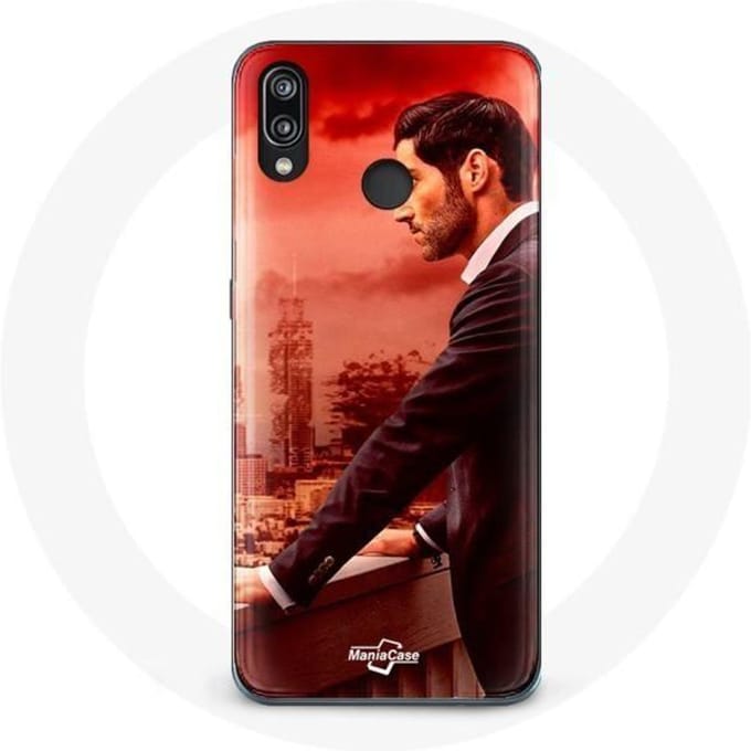 Coque - Huawei - P20 Lite - Rouge - Souple - Lucifer Morningstar Saison 5