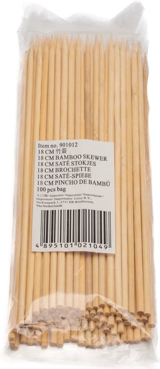 Bamboe spiezen - 18 cm - 18 cm