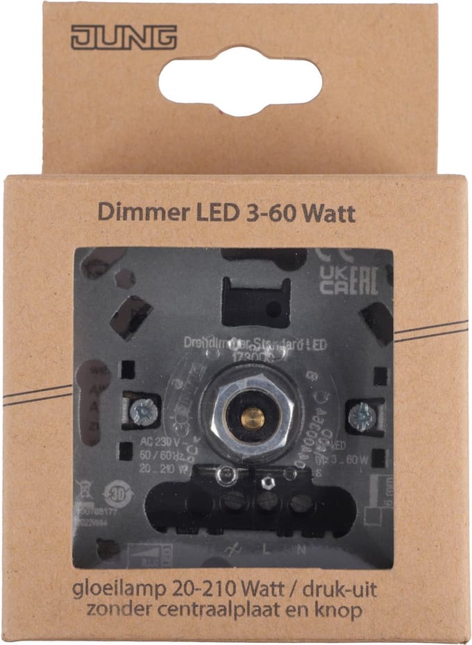 Jung AS500 inbouw dimmer led 3-60 watt