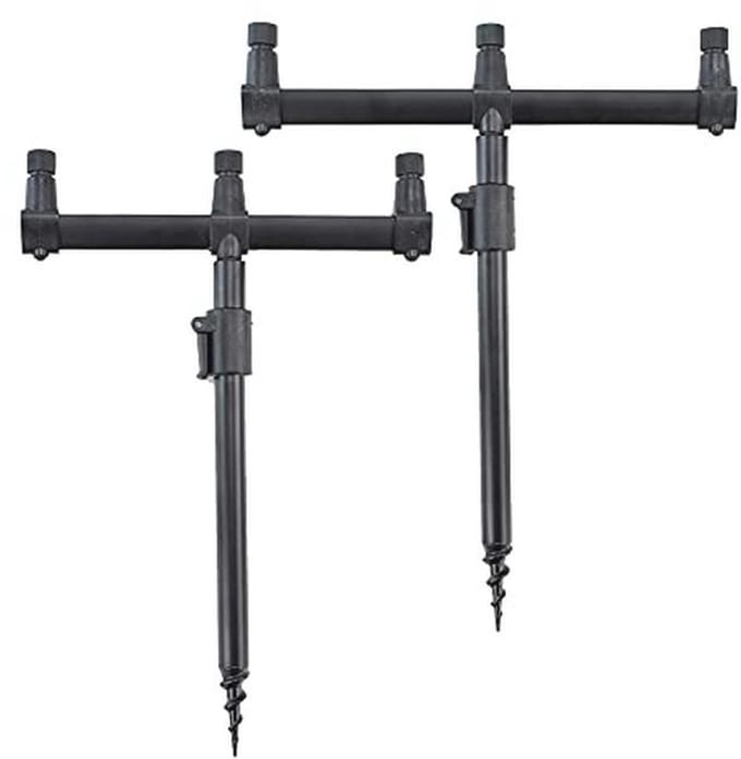 Aluminium Hengel Pod Set voor 3 Hengels met Banksticks en Buzz Bars