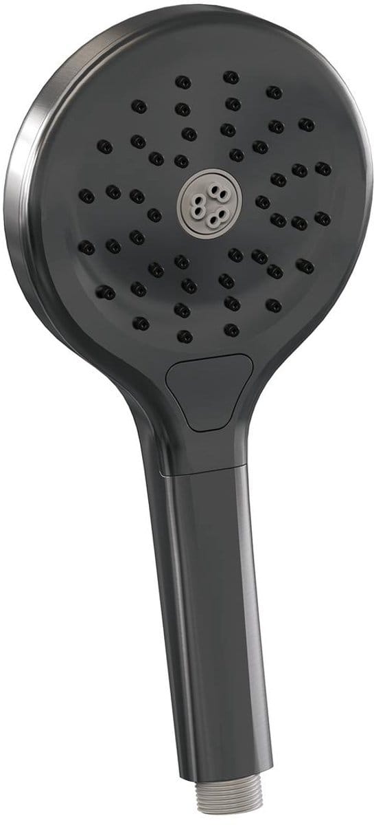 Brauer Handdouche 3 Standen Gunmetal Geborsteld