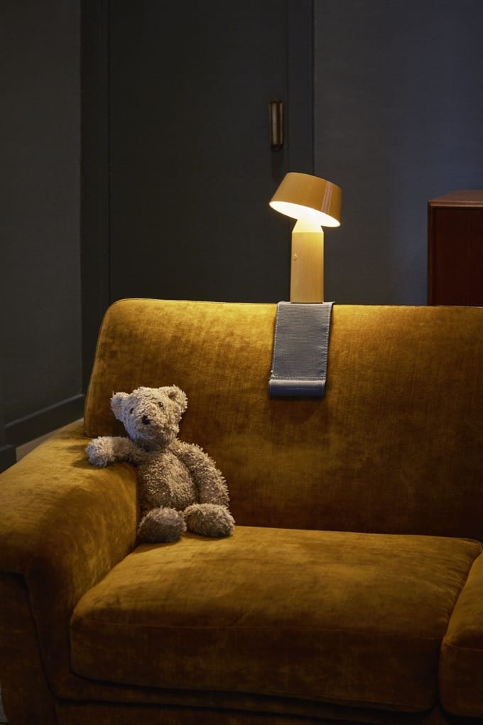 MARSET Bicoca LED accu-tafellamp parelwit
