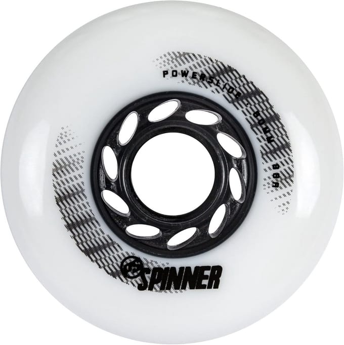 Set van 4 Inline Skate Wielen 80 mm/88 A Wit