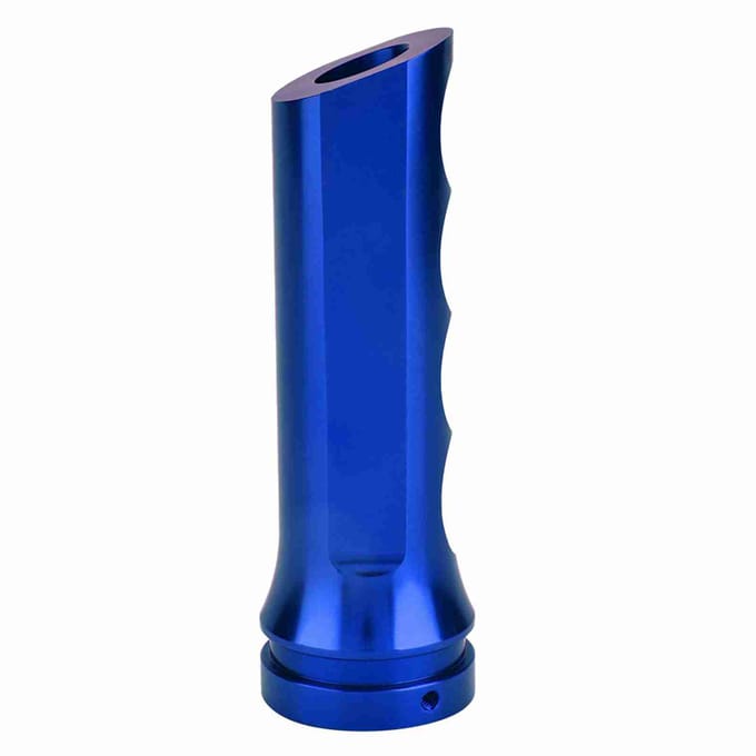 Universele Auto Auto Aluminium Handremhoes Handgreepbeschermer Handremsleeve Blauw