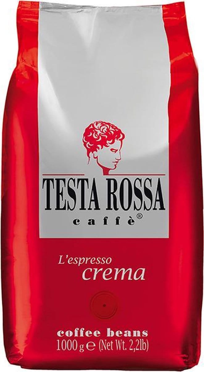 TESTA ROSSA Caffe Crema - Koffiebonen - 1000gr