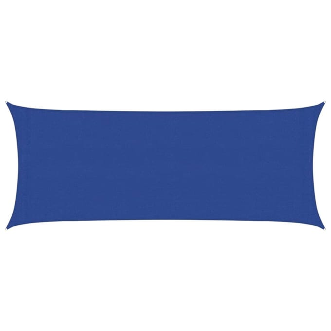 vidaXL - Zonnezeil - 160 - g/m² - 2x4,5 - m - HDPE - blauw