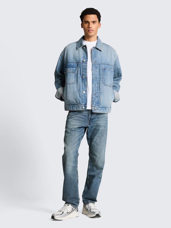 Tom Tailor Denim - TTWAYLEN RELAXED jeans - Maat 29/32 - Tinted Blue Denim