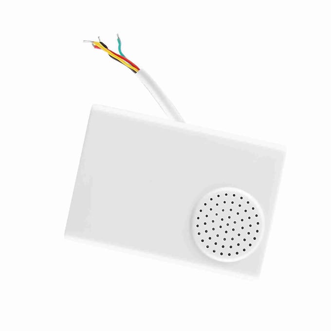 Sonnette filaire 12 V pour système de contrôle d'accès de sécurité au bureau et à domicile