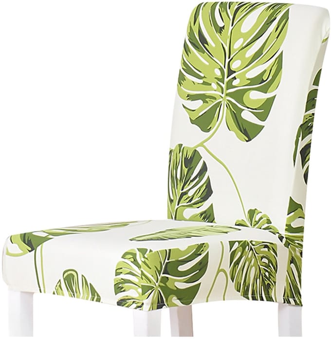 Meble odNowa - Grube Stoelhoes - Groene Bladeren - Elastisch - Waterafstotend