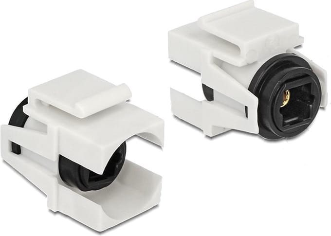 Keystone module Toslink (v) - Toslink (v) / wit