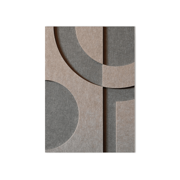 Arch vilt wanddecoratie - Kleur buiten / 67 x 45 cm