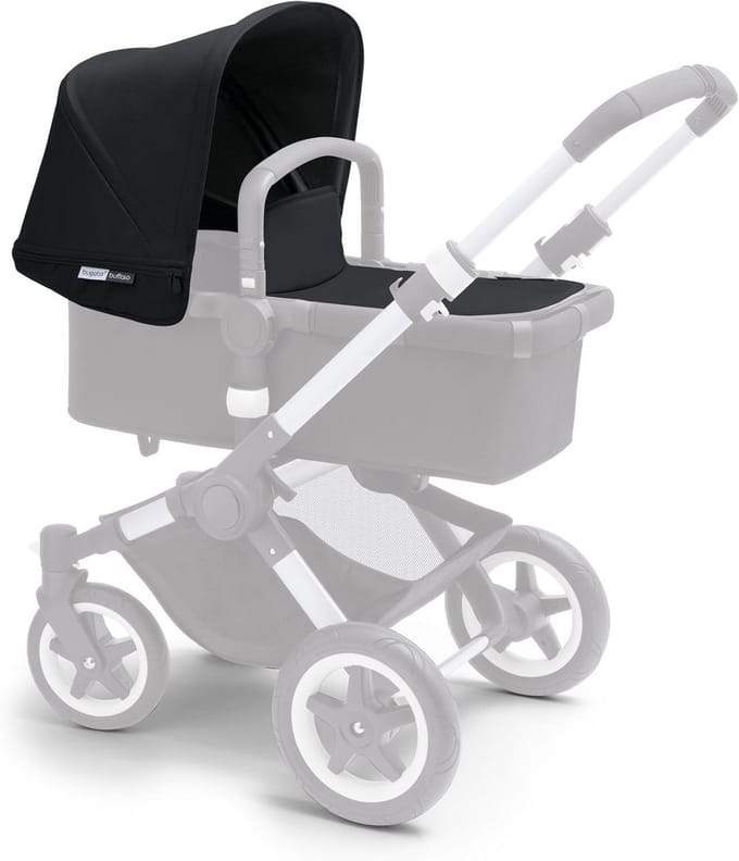 Accessoireset Stoffen voor Kinderwagen – Zwart
