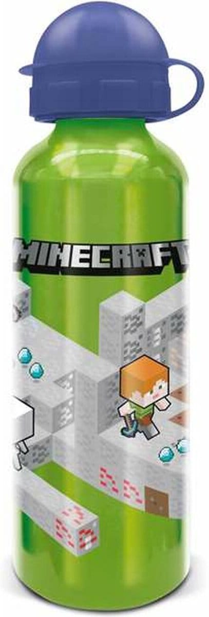 ALUMINIUM FLES 530 ML MINECRAFT