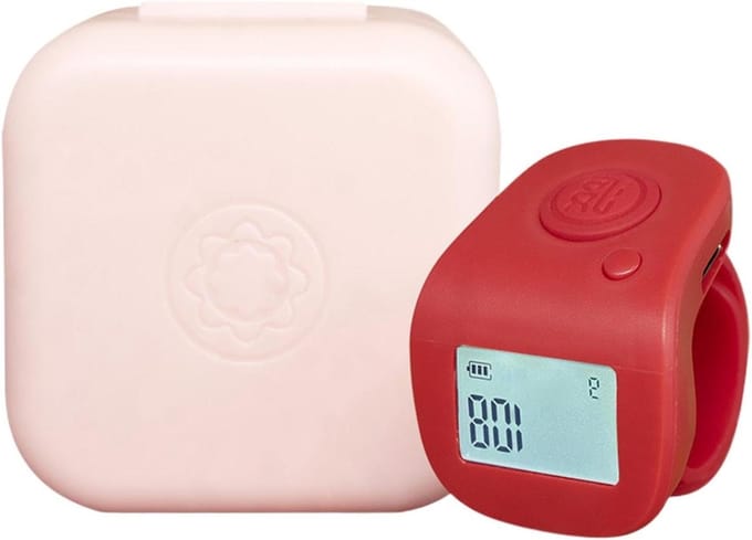 Digitale Handteller - Teller Klikker - Statistieken Bijhouden - Waterdicht LED Display - 9 Tellers - Rood