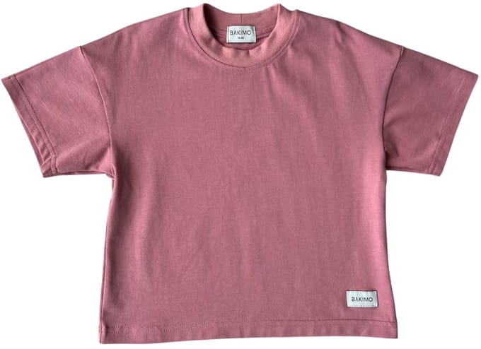 BAKIMO Oversized T-shirt Rose 74/80
