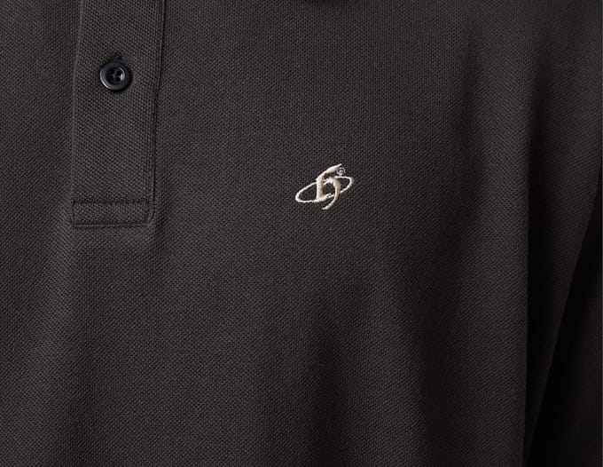 Home Grown Deck Polo, zwart