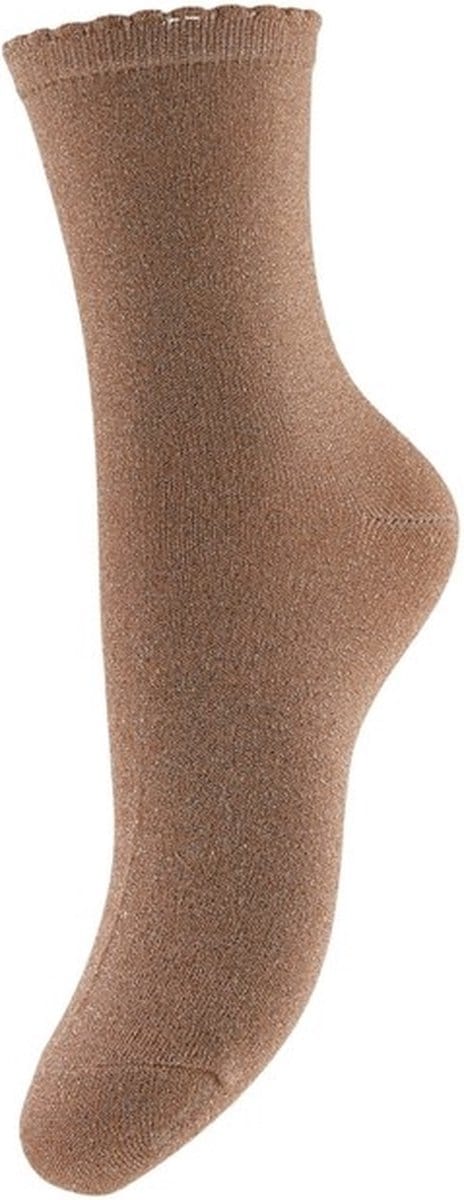 Pieces dames sokken 1-pack - Glitter  - 38  - beige