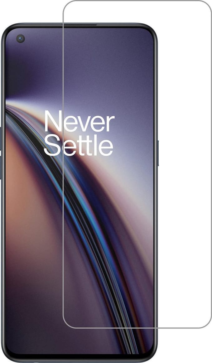 Screenprotector - Geschikt voor OnePlus Nord CE - Extra Sterk - Beschermglas - Gehard Glas - Tempered Glass - Screen Protector