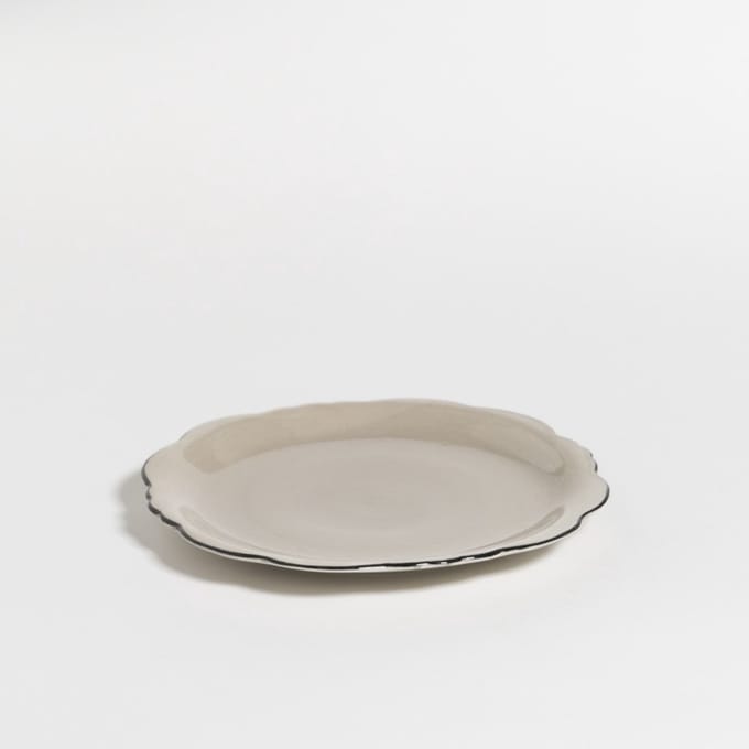The Table Amsterdam Attic Ontbijtbord - Oyster - Ø 22 cm - Taupe