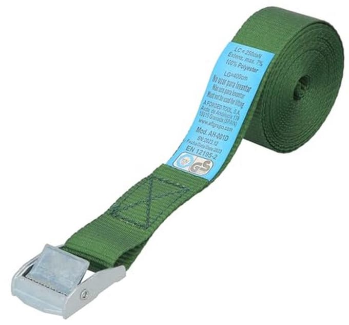 Sjorband met ratel - 4m x 25mm - Sterke polyester riem voor optimale bevestiging