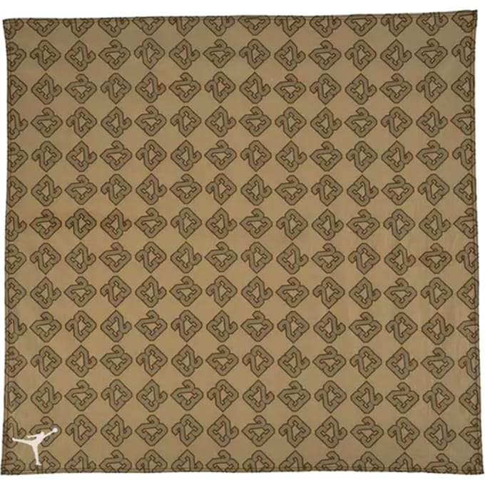 Jordan X All-over Printed Flight Bandana Hoofdband Bruin K28