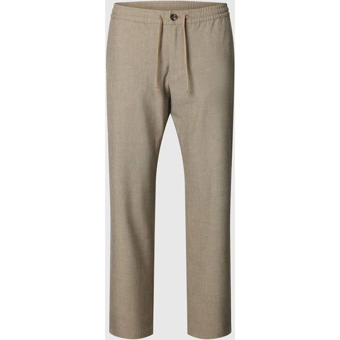 broek met rechte pijpen met viscose model 'ROBERT'