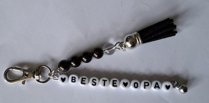 Sleutelhanger "Beste Opa" / Granaat