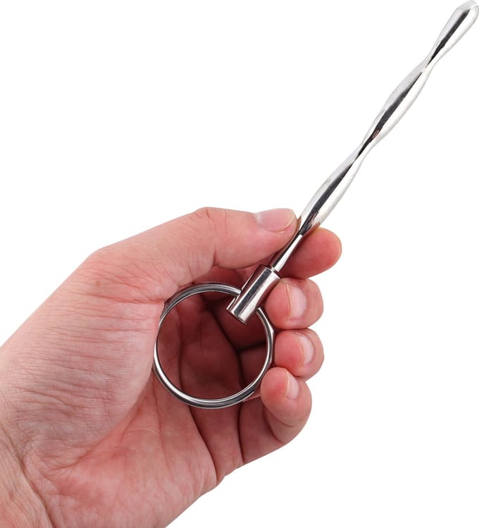 Banoch | Penisstick Domuyo | Metaal | Golvend | ∅ 8 mm | dilator