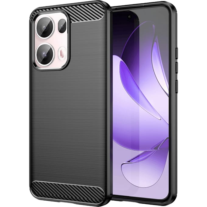 Mocaa Oppo Reno13 Pro 5G Brushed Hoesje Zwart