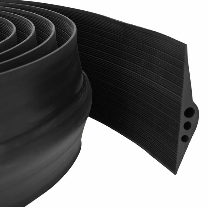 vidaXL - Drempelprofiel - voor - garagedeur - 112 - x - 20 - mm - 2,5 - m - EPDM-rubber