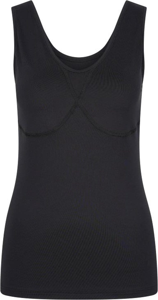 RJ Pure Color Proud Breast Dames Qups Hemd Zwart S