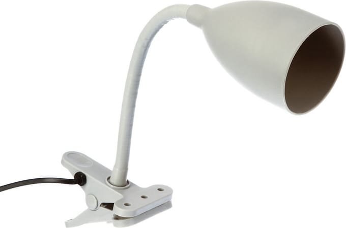Atmosphera Klem bureaulampje - Design Light Classic - grijs - H43 cm - Leeslamp