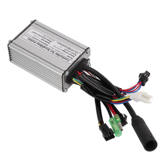 Elektrische Fiets 36V48V 15A Sinusgolf Controller 6mnd met Lichtlijn voor 250W Motor white