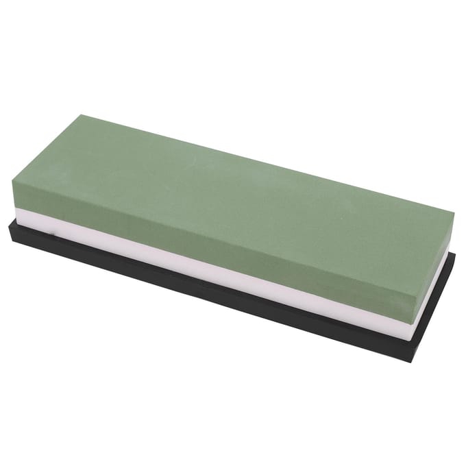 Messenslijpsteen Wit Gesmolten Alumina Thuis Dubbelzijdig met Basis 1000 4000 Korrel gray
