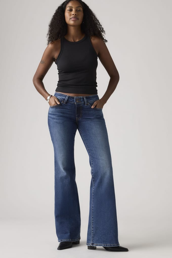 Levi's Superlow Flare Jeans Größe: W30L34 | Ausgestellte Hosen Outlet | Damen