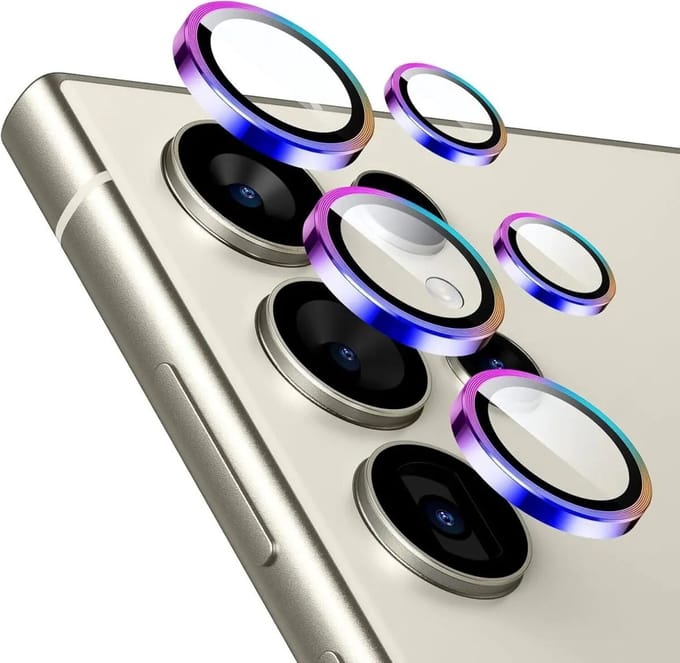 ESR Camera Lens Protector Chrome Geschikt voor Samsung Galaxy S24 Ultra