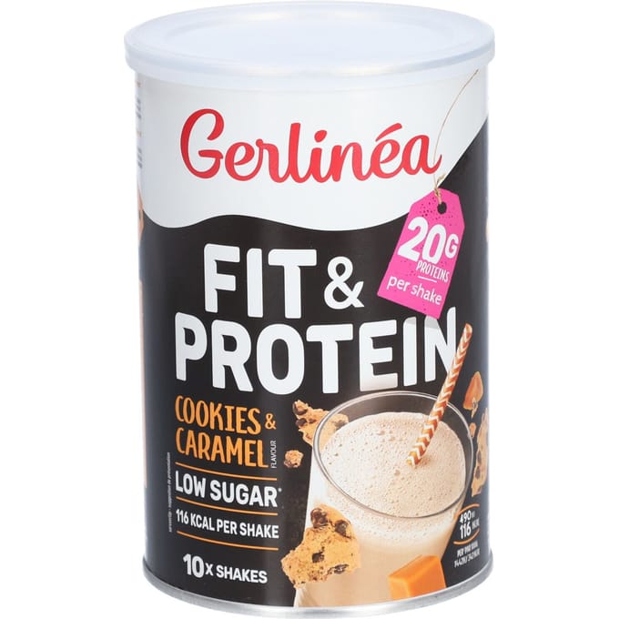 Gerlinéa Fit & Protein Shake Cookies Caramel 340 Poeder
