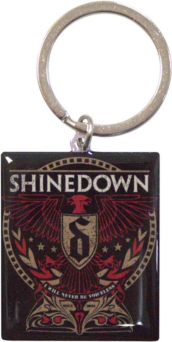 Shinedown - I Will Never Be Voiceless Sleutelhanger - Multicolours
