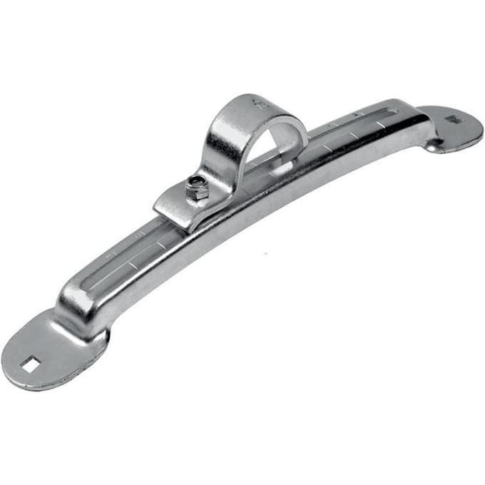 Support de garde-boue pour tube en acier de 42 mm de diamètre, galvanisé