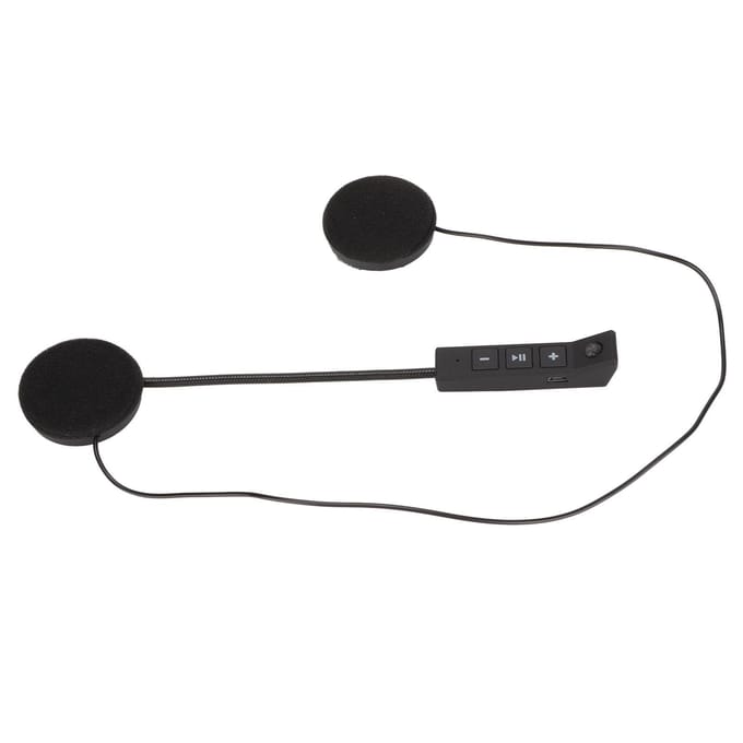 Motorhelm Bluetooth Headset Automatische Verbinding Stereo Geluid Handsfree Bellen Headset black