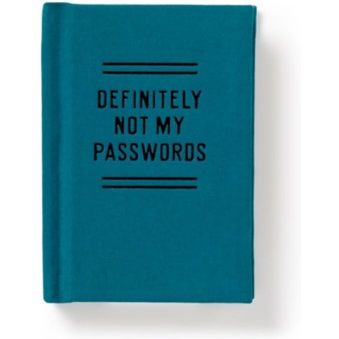 Definitely Not My Passwords Tiny Diary - Tiny Diaries - Brass Brass Monkey