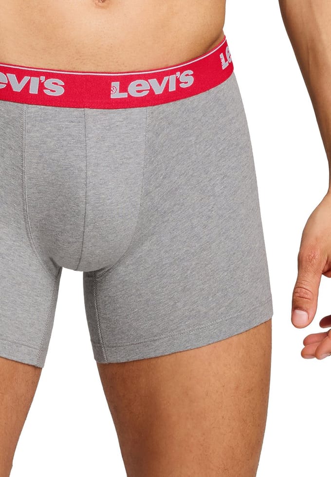 Pack of 6 men's Levis REPEAT LOGO BOXER boxer shorts underwear pants
