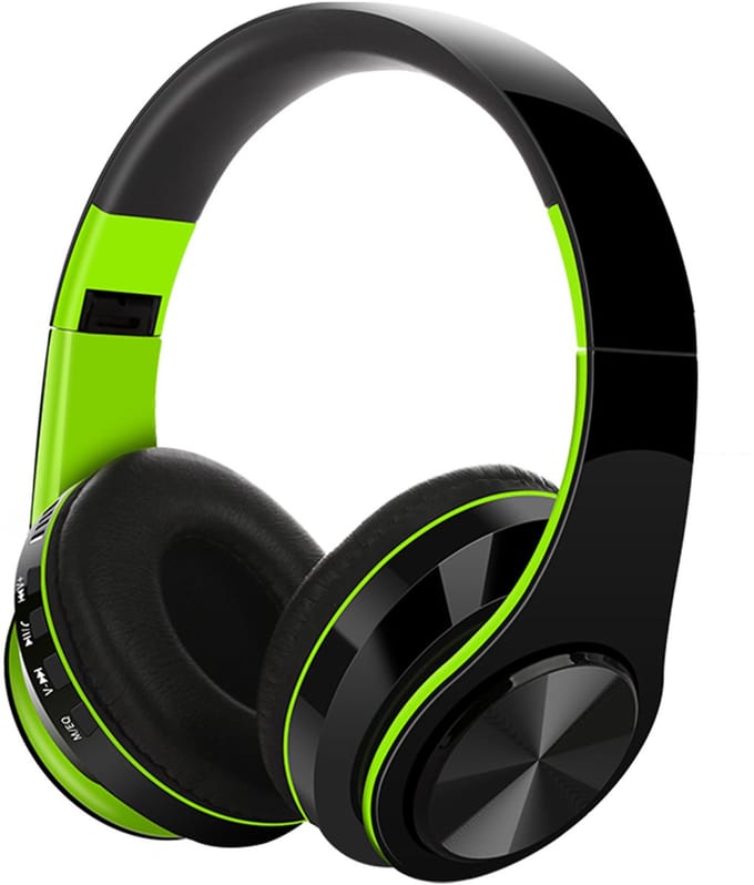 KINSI Draadloze Hoofdtelefoon Bluetooth - Compact Formaat - 3-in-1 Verbinding - Bluetooth 5.0 -Opvouwbaar Ontwerp