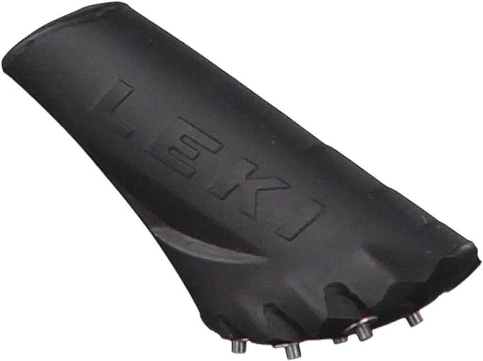 Set van 2 Stuks Rubber Stompjes met Carbide Spikes - Spikepunten voor Wandelstokken
