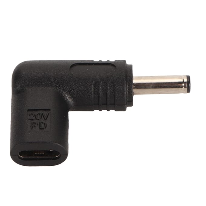 Type C Vrouwelijk naar 4.0x1.35mm DC Adapter Professioneel Efficiënt 100W PD USB C naar DC Stroomadapter voor