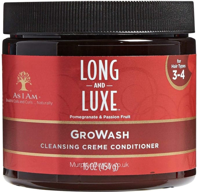 As I am - Long & Luxe Growash Creme Conditioner - 454 gr